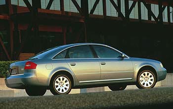 Audi A6 in Turqoise