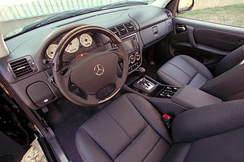 Interior of ML55 AMG